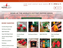 Tablet Screenshot of pepperjoe.com